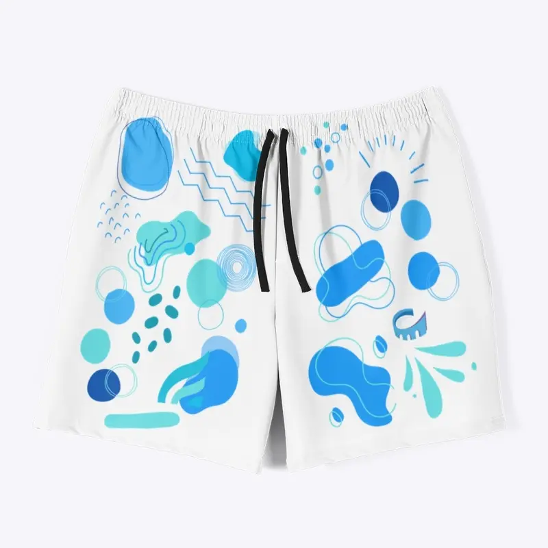 Dynamic Shapes Men's Swimming Trunks