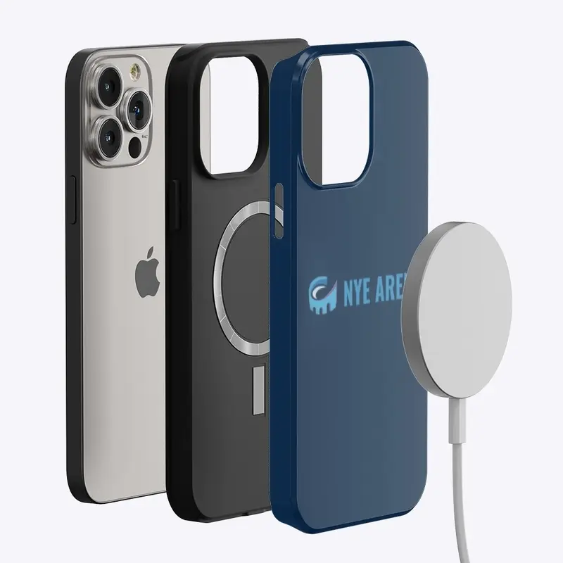 Simple Nye Arena iPhone Case w / MagSafe